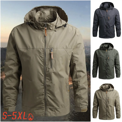 Nueva versión 2025 【M~5XL】 chaqueta deportiva para hombre resistente al viento para senderismo y actividades al aire libre