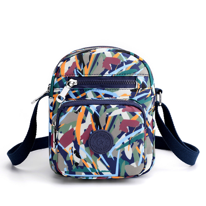 ⏳Último día: 50% de descuento 👜Bolso bandolera de mujer de gran capacidad, de cuatro capas, confeccionado en nailon estampado a la moda. (Seis colores disponibles)