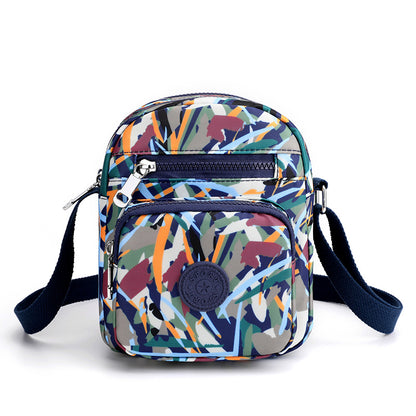 ⏳Último día: 50% de descuento 👜Bolso bandolera de mujer de gran capacidad, de cuatro capas, confeccionado en nailon estampado a la moda. (Seis colores disponibles)