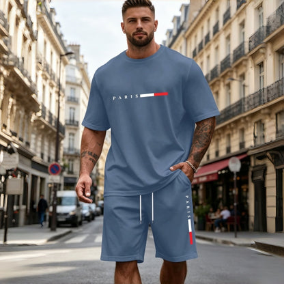 🔥【S-5XL】Pánský letní dvoudílný sportovní set – ideální pro každodenní nošení i pohodový odpočinek doma. ✅ Platba na dobírku.