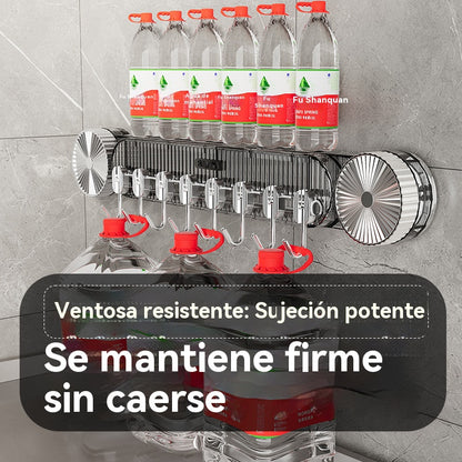 👍Super útil🏆 Soporte de pared multifuncional para cuchillos de cocina con ventosa - No requiere perforación