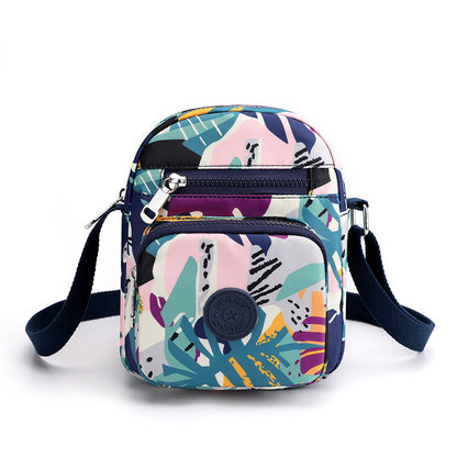 ⏳Último día: 50% de descuento 👜Bolso bandolera de mujer de gran capacidad, de cuatro capas, confeccionado en nailon estampado a la moda. (Seis colores disponibles)
