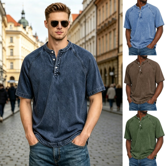 【S-5XL】Letní pánské retro tričko prémiové kvality, pohodlné a univerzální