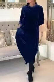 💟Bestseller💓【S-5XL】2025 wczesna wiosna nowa wysokiej jakości aksamitna elegancka sukienka retro