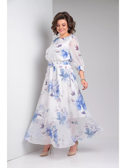 ✨ Poslední den slevy 50 %!【S–5XL】Elegantní letní šaty s potiskem, pohodlné a prodyšné, volného střihu a snadno kombinovatelné