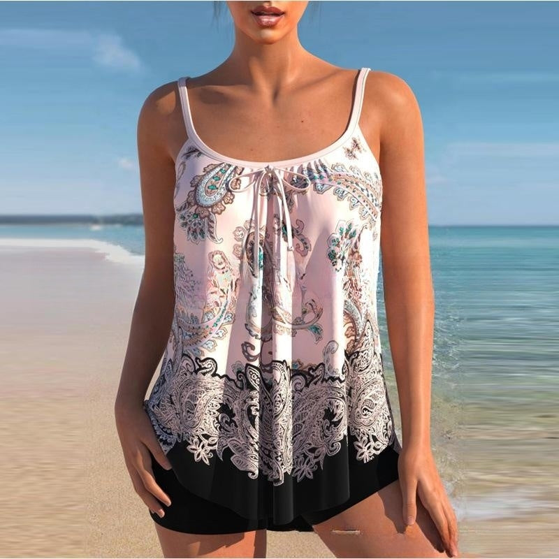 🌈🌴✨ 2024. Novi dvodijelni bikini velike veličine s printom  3590893