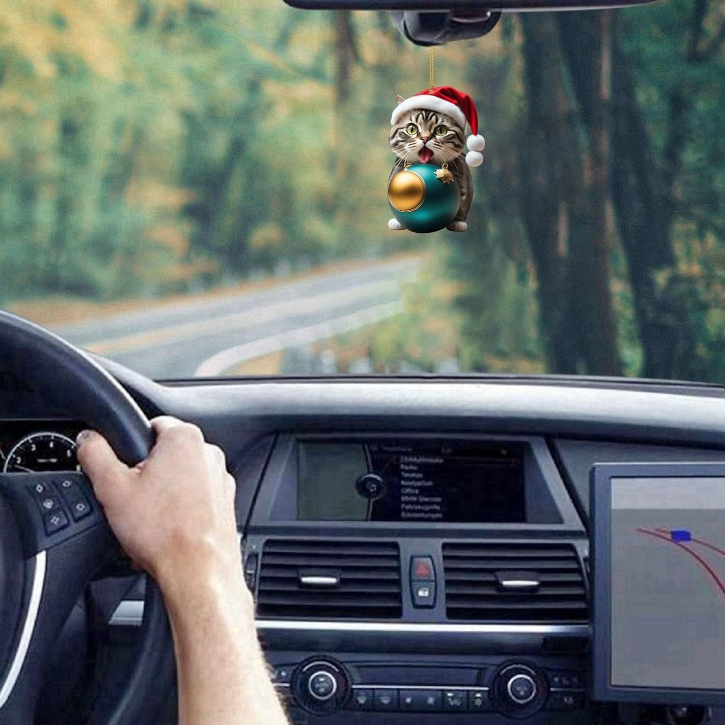 😍🎄10 sztuk Zawieszki do dekoracji choinki w kształcie kotka🐈  Akrylowa zawieszka