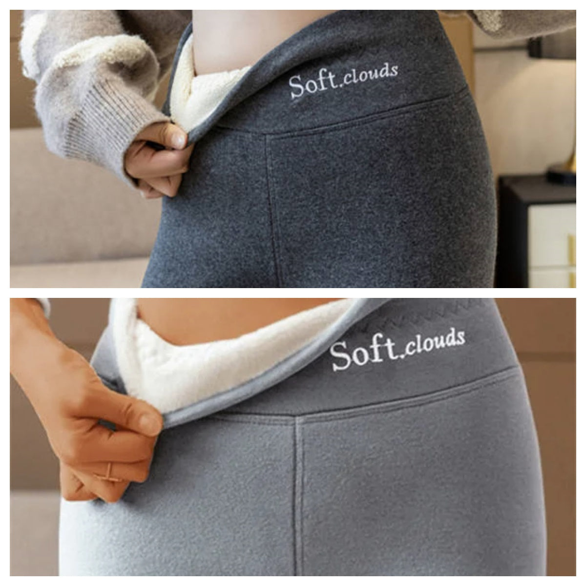 ✨ Kup jeden, drugi gratis! 💕 [S-5XL] Legginsy ocieplane z wełny, wysoki stan, duży rozmiar, wysoka elastyczność