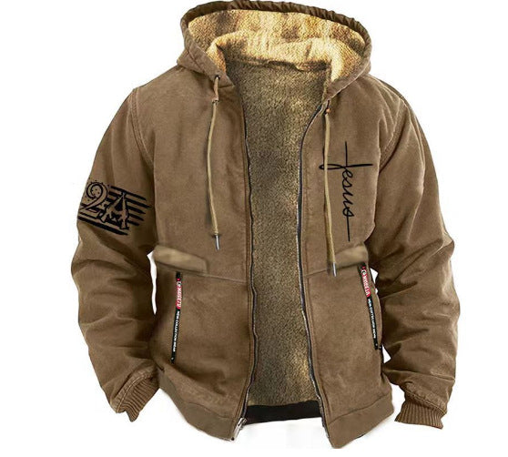 ⏳Ostatni dzień promocji -50%🔥【S-3XL】Męska wysokiej jakości ciepła kurtka, z miękką pluszową podszewką i luźnym krojem.