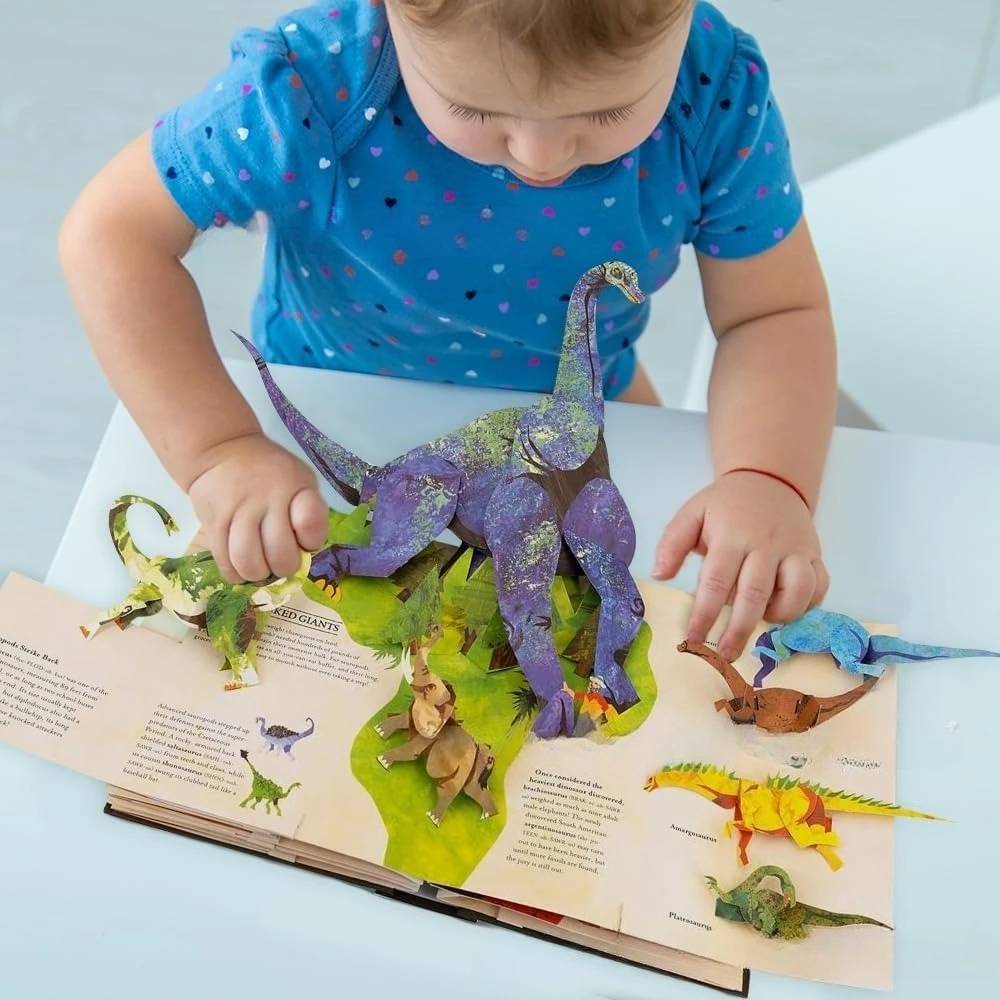 📕 3DEncyclopediaPrehistoricaDinosaurs🤩🦕Pop-up knjiga s enciklopedijom dinosaura