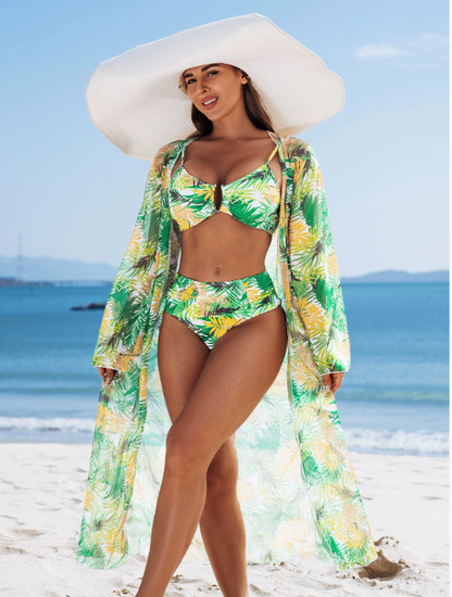 🩱🏖️【S-2XL】Moden in seksi tridelni bikini, visoke kakovosti