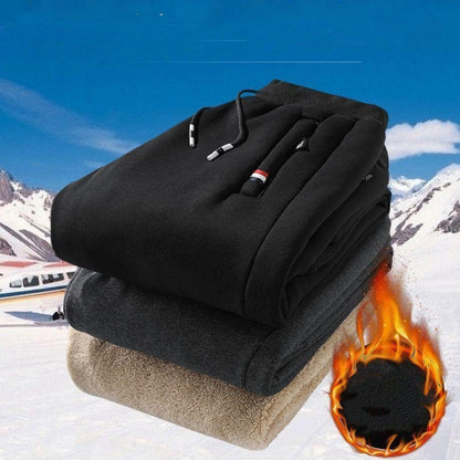 👖【Bestseller🔥】【M-5XL】Męskie zimowe spodnie z owczej wełny 2025, codzienne ciepłe spodnie sportowe.