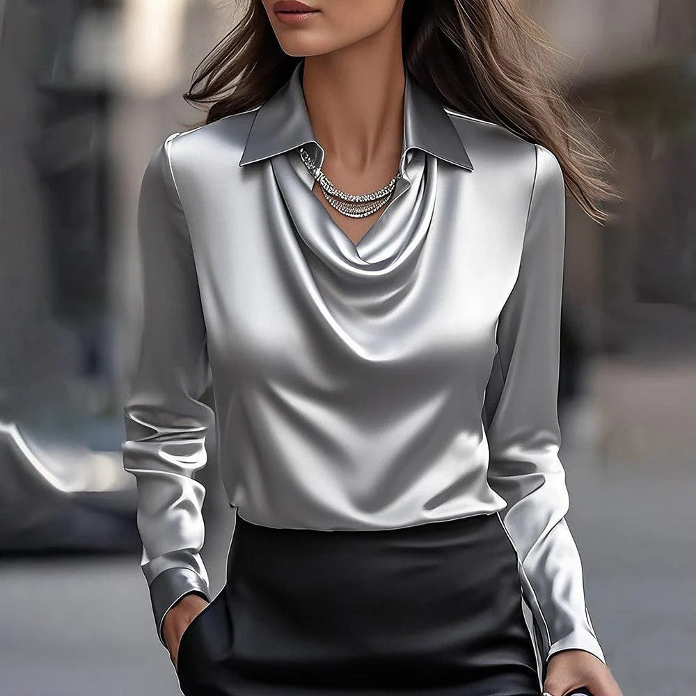 💕【S-3XL】Νέο απλό και κομψό γυναικείο πουκάμισο