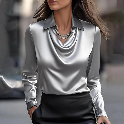 💕【S-3XL】Νέο απλό και κομψό γυναικείο πουκάμισο