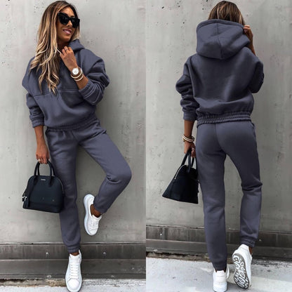 💕 【S-XL】Κομψό, δίχωρο αθλητικό σετ με μακρύ μανίκι, άνετο, στιλάτο και άνετο, ιδανικό για καθημερινή χρήση σε εξωτερικούς χώρους.