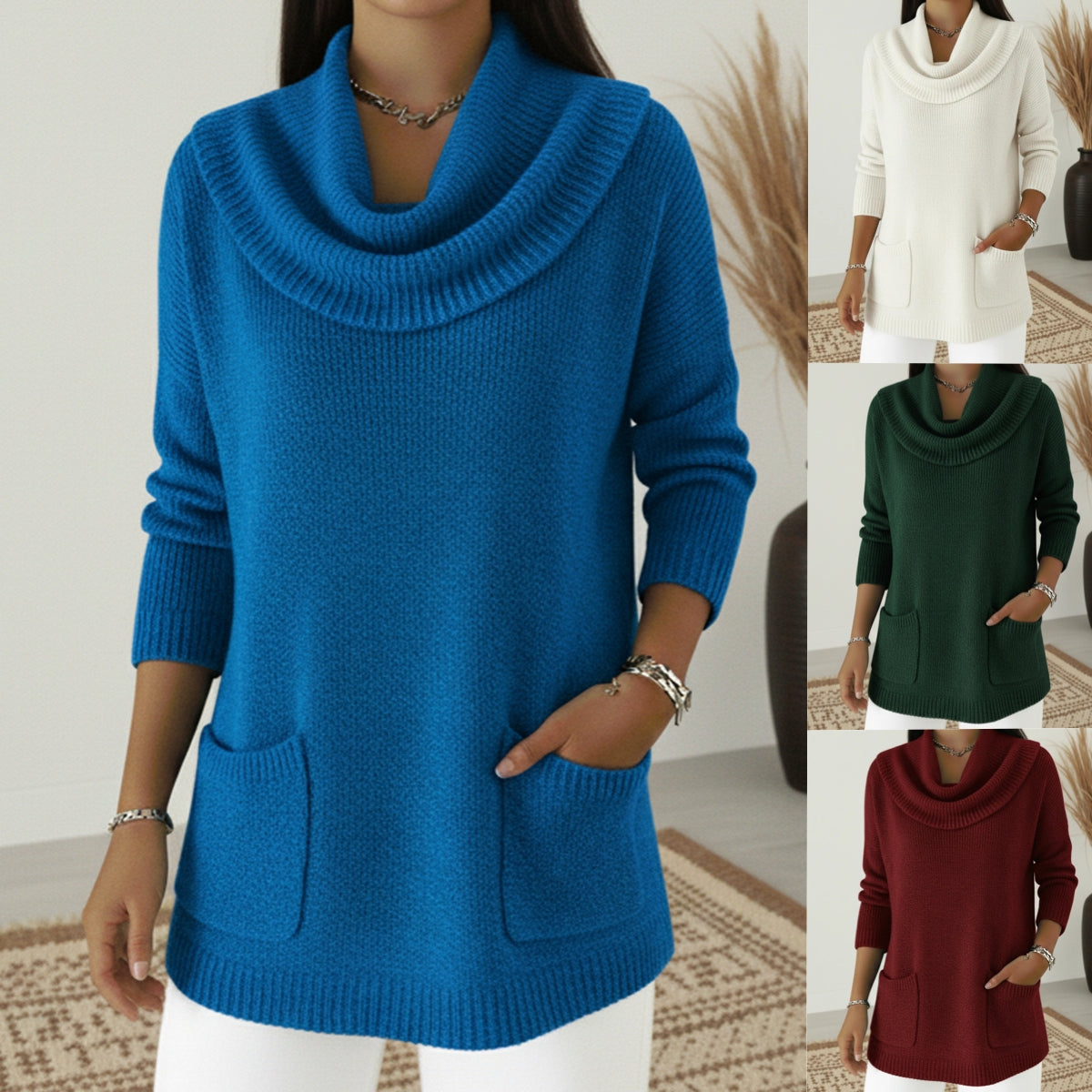 🔥【S-5XL】Nueva camiseta de punto para mujer, de moda y muy cómoda para combinar