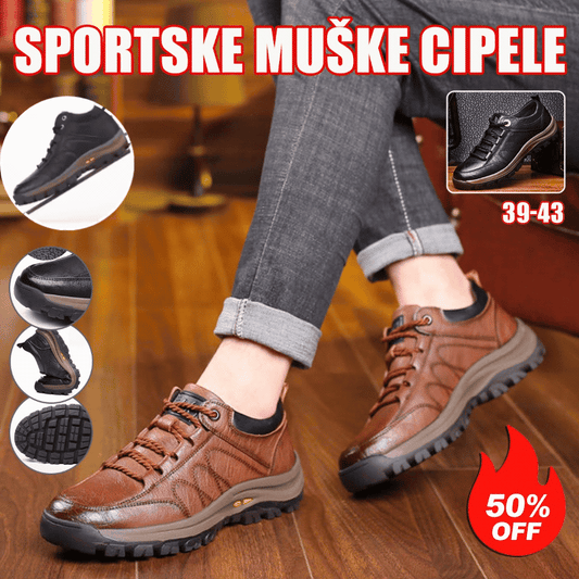 👞Προσφορά περιορισμένου χρόνου -50%⏳【39-48】Ανδρικά Casual Παπούτσια από Γνήσιο Δέρμα - Αδιάβροχα και Αντιολισθητικά