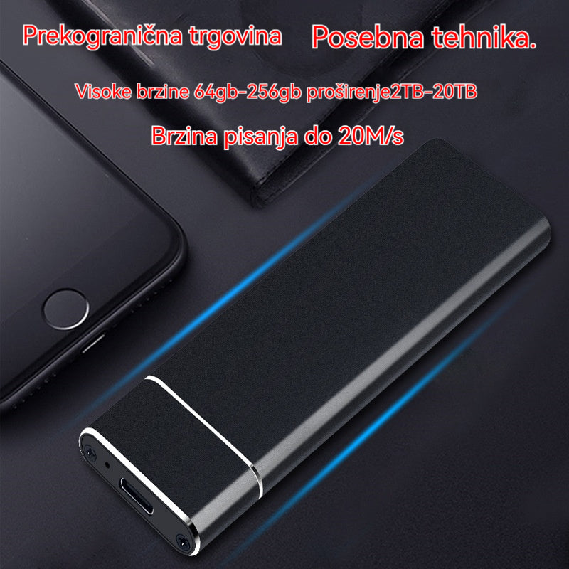 【16T】🔥Novi prijenosni mobilni tvrdi disk velike brzine i velikog kapaciteta