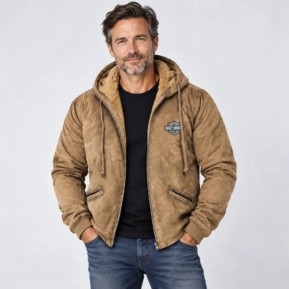 👍🧥[M-5XL] Divatos férfi őszi-téli bővebb kabát vastagabb bársonyból