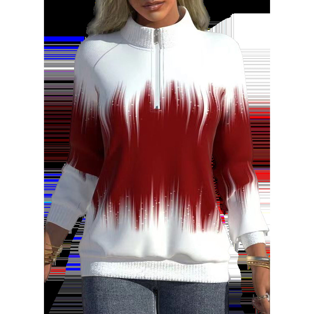 😍 Venta de invierno 💜【Tallas S-5XL】Nueva colección 2025, sudadera de cuello semialto para otoño e invierno