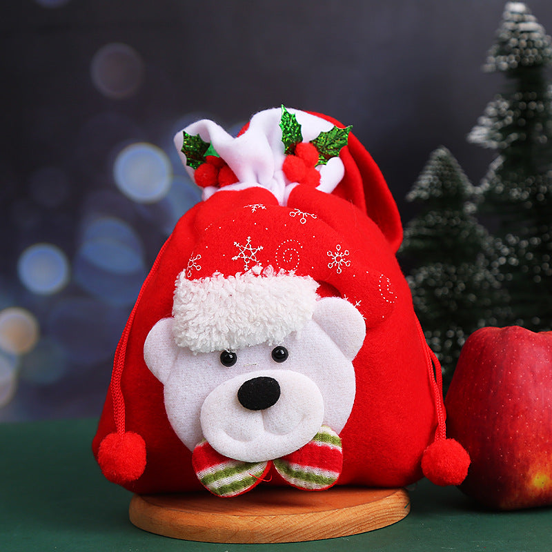 🎁🔔【Kupite 2, dobijte 2 besplatno】🦌🎅🏼Slatki uzorak božićne darovne vrećice Djeda Božićnjaka