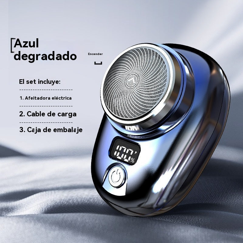 🏆 Superventas🔥 Mini afeitadora, afeitadora eléctrica portátil, recargable y lavable