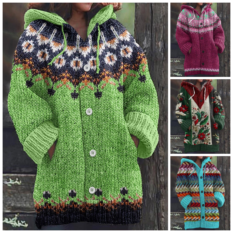 🥰【S-5XL】Nueva chaqueta de punto retro y cómoda para mujer otoño/invierno 🔥