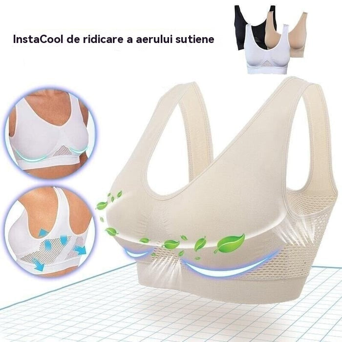 💕💕【3 darabos szett】Női magas rugalmasságú és légáteresztő melltartó, elegáns és kifinomult stílus ❤️【40–120 kg】