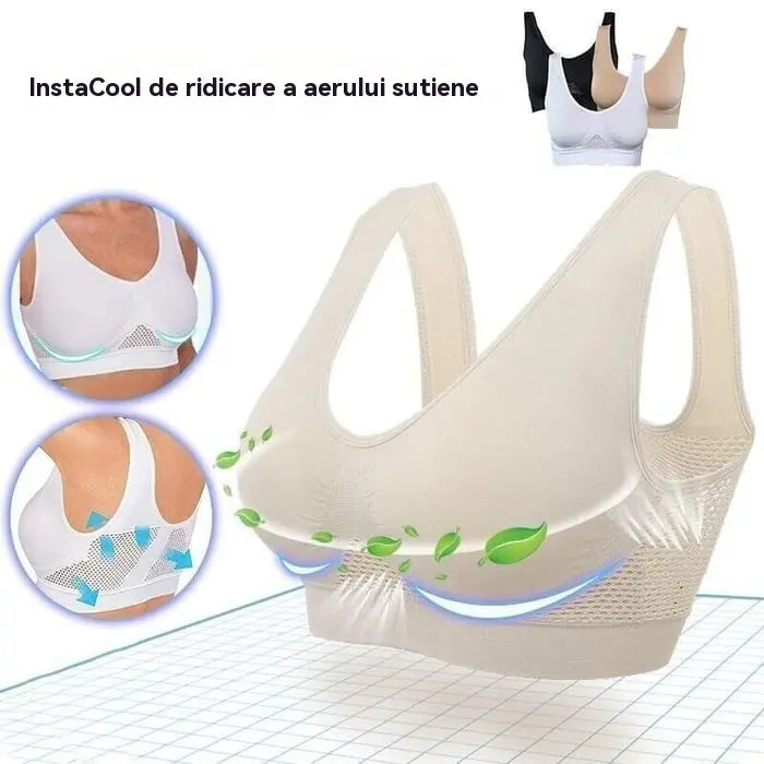 💕3 sztuki【40-120 kg】Damski letni biustonosz plus size bez fiszbin, wysokoelastyczny i przewiewny, elegancki dojrzały styl ❤️