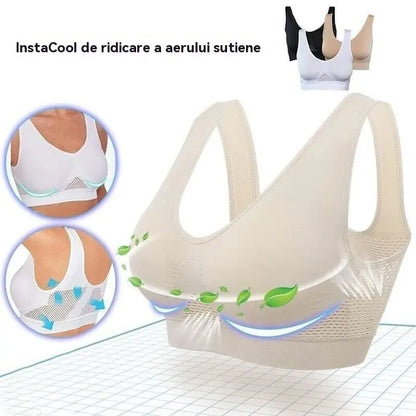 💕3 sztuki【40-120 kg】Damski letni biustonosz plus size bez fiszbin, wysokoelastyczny i przewiewny, elegancki dojrzały styl ❤️
