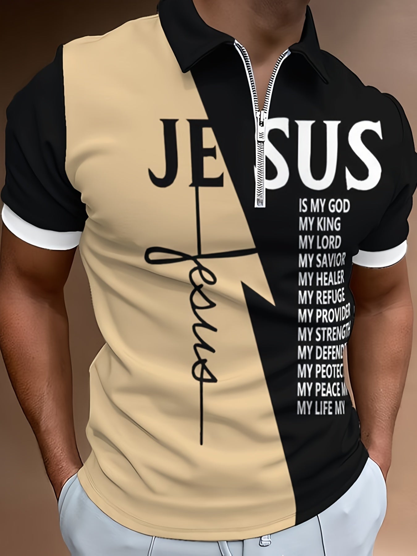 👕【S-5XL】Nova modna muška sportska polo majica s patentnim zatvaračem  3679796