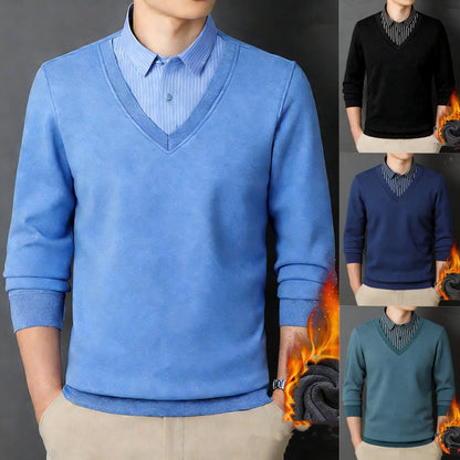 🔥【L-4XL】 Nowa męska zimowa koszula ocieplana, wygodna i uniwersalna