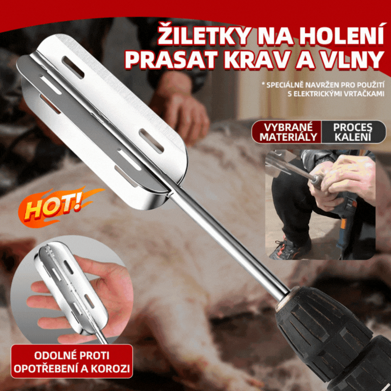 🐷🪒Máquina depilatoria diseñada para matadero, raspador eléctrico para cerdos, herramienta potente para eliminar el pelo de los cerdos.
