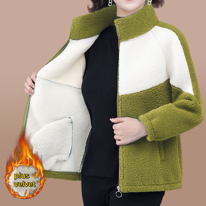❄️【S-3XL】Abrigo de mujer de felpa de cordero gruesa, nuevo modelo otoño-invierno 2025