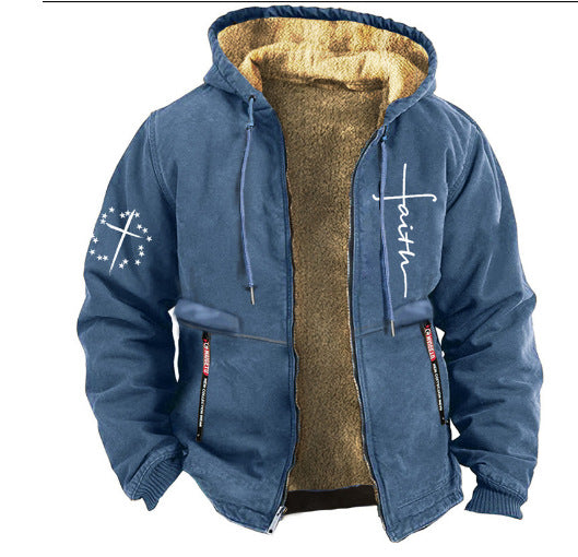 ⏳Ostatni dzień promocji -50%🔥【S-3XL】Męska wysokiej jakości ciepła kurtka, z miękką pluszową podszewką i luźnym krojem.