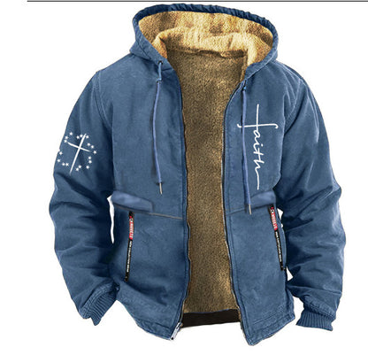 ⏳Ostatni dzień promocji -50%🔥【S-3XL】Męska wysokiej jakości ciepła kurtka, z miękką pluszową podszewką i luźnym krojem.