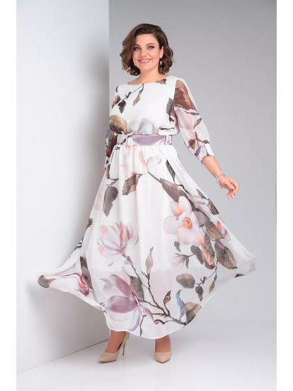 ✨ Poslední den slevy 50 %!【S–5XL】Elegantní letní šaty s potiskem, pohodlné a prodyšné, volného střihu a snadno kombinovatelné