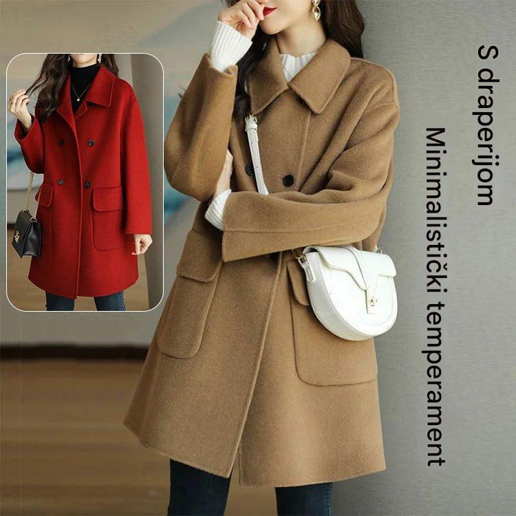 🔥【M–2XL】Nova visokokvalitetna kašmirska topla jakna za jesen i zimu – topla i udobna, elegantnog kroja i lako se kombinira