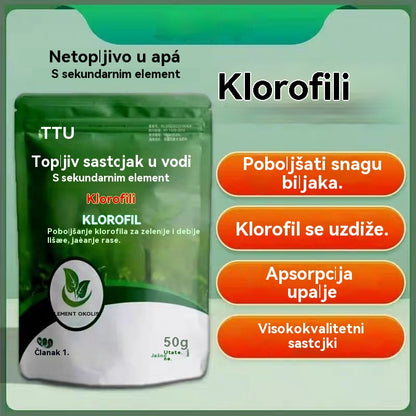 🌿🌿Vodotopivo gnojivo s klorofilom, folijarno gnojivo za cvijeće, voćke i povrće, potiče rast korijena, rast sadnica i povećava prinos. Poljoprivredno gnojivo topivo u vodi.