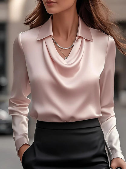 💕【S-3XL】Νέο απλό και κομψό γυναικείο πουκάμισο