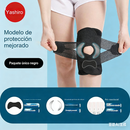 🦵Rodilleras con doble resorte, adecuadas para correr, andar en bicicleta, juegos con pelota y otros deportes.