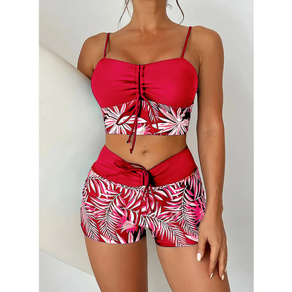 🏖️【S-5XL】✨Lehké letní plavky s potiskem, prodyšné a pohodlné, dvoudílný design