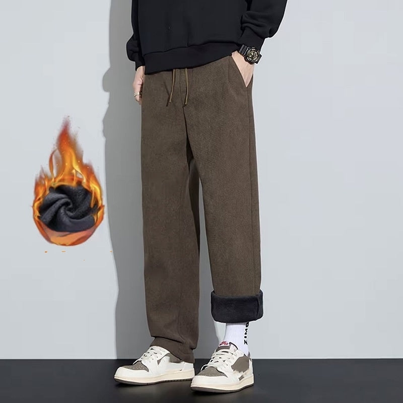 ⏳Ostatni dzień 50% zniżki! 🔥【M-5XL】Męskie zimowe spodnie casualowe, pogrubione i ciepłe
