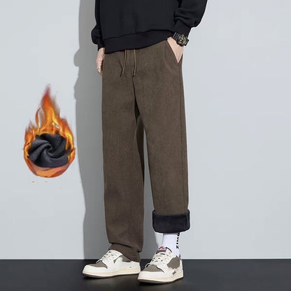⏳Ostatni dzień 50% zniżki! 🔥【M-5XL】Męskie zimowe spodnie casualowe, pogrubione i ciepłe