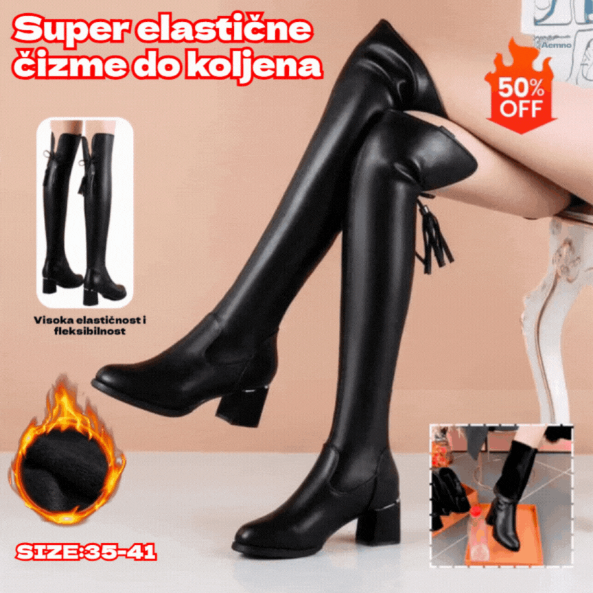 💥35-41💥Super elastične čizme s dugom cijevi