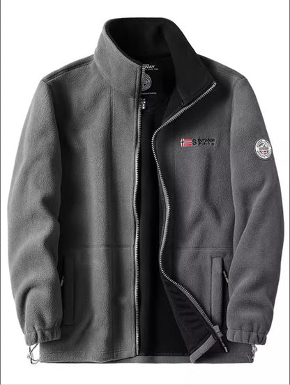 🔥Ostatni dzień – 50% zniżki【XL-5XL】Męska gruba aksamitna kurtka polarowa, na jesień i zimę, ciepła, lekka, duży rozmiar