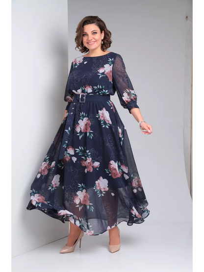 ✨ Poslední den slevy 50 %!【S–5XL】Elegantní letní šaty s potiskem, pohodlné a prodyšné, volného střihu a snadno kombinovatelné
