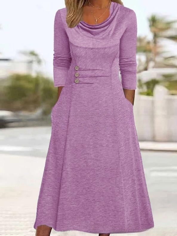 🌟💖【S-3XL】2025 nova jesenja jednostavna i elegantna haljina - nježna i udobna za nošenje