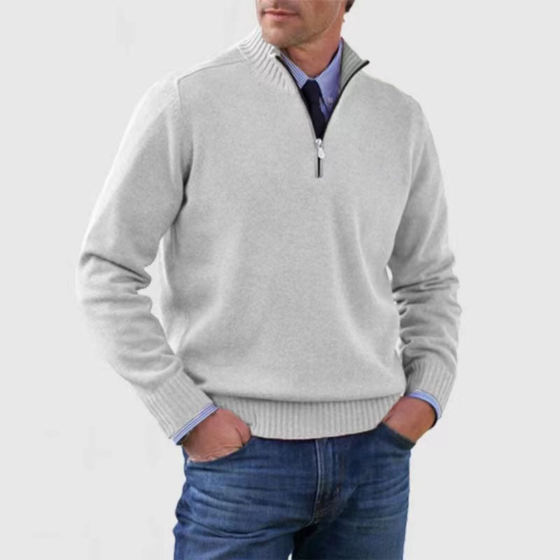 🔥 Ostatni dzień: 50% zniżki 🔥【L-5XL】Popularne, ciepłe swetry z zamkiem błyskawicznym na jesień i zimę