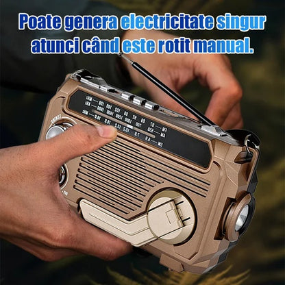 🏕️Prijenosna višenamjenska AM radio svjetiljka